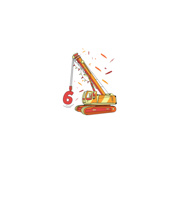 Prindere 6th Birthday model alb pe tricou