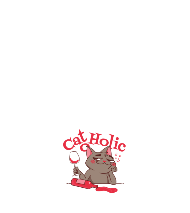 Catoholic - iubitor de pisici model negru pe tricou