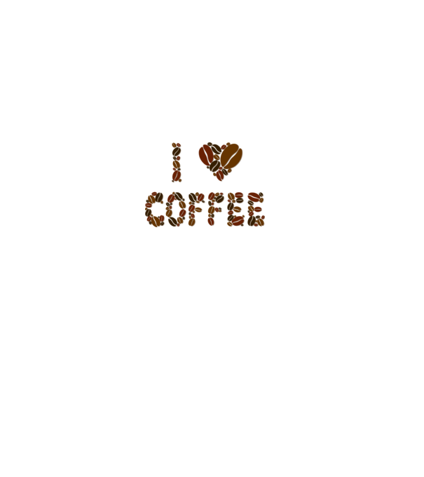 I Love Coffee model roz deschis pe tricou