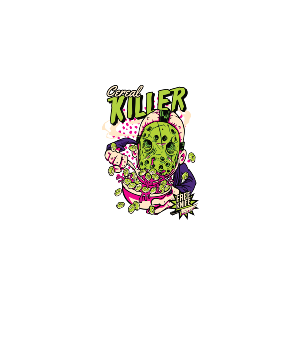 Cereal Killer model verde pe tricou