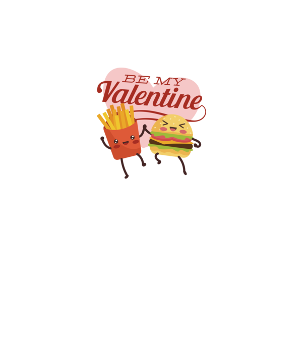 Be my Valentine - Fii dragostea mea tricou pentru Valentine s Day model alb pe tricou