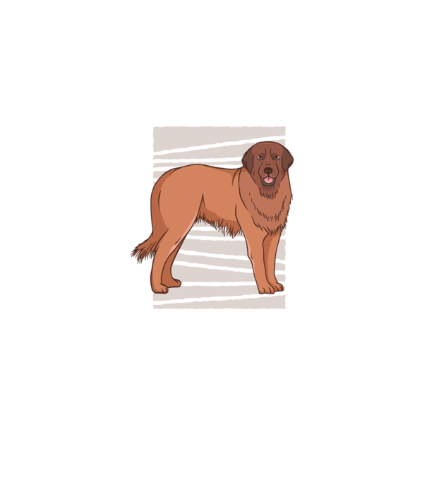 Câine ciobănesc Leonberg model negru pe tricou