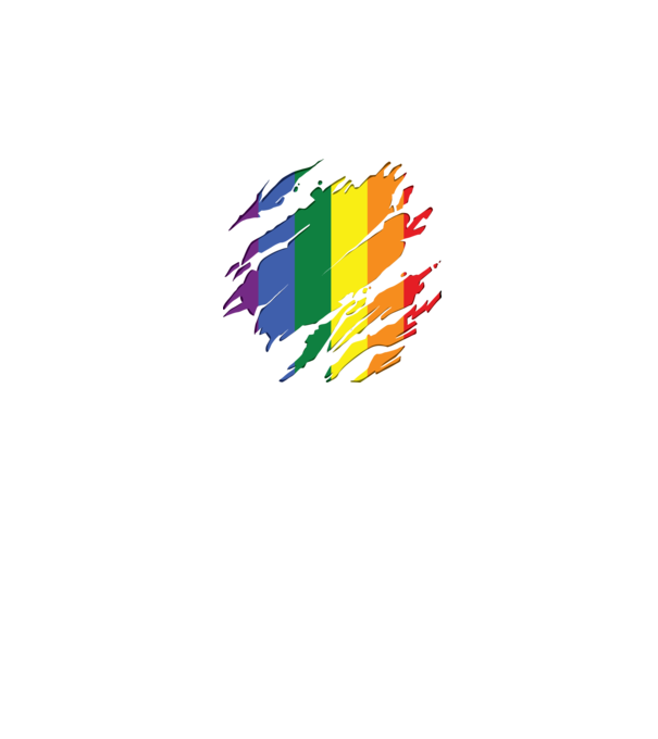 Steag LGBTQ model negru pe tricou