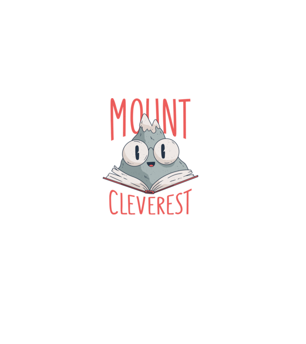 Tricou Mount Cleverest model alb pe tricou
