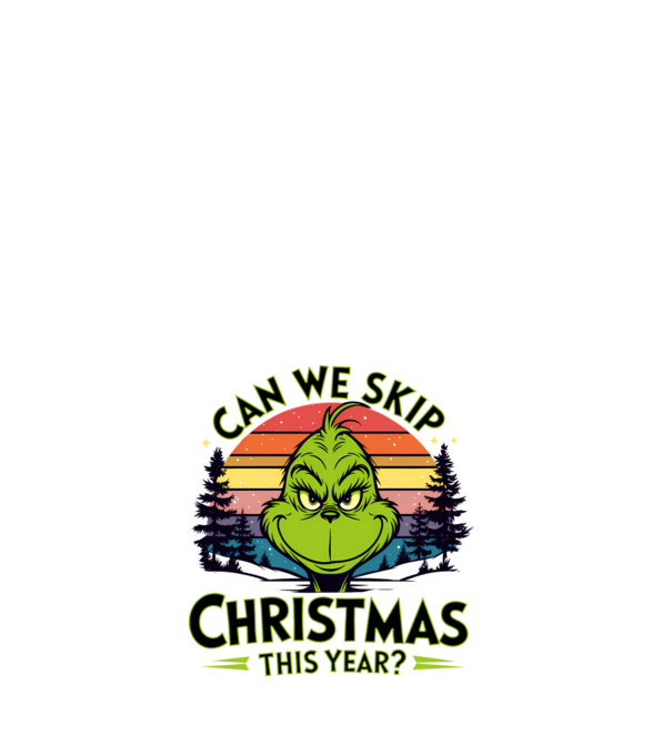 Can we skip christmas this year model alb pe tricou