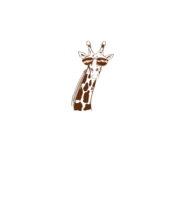 Cap Girafă model gri pe tricou