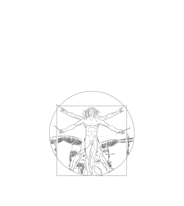 Da Vinci tobe model alb pe tricou