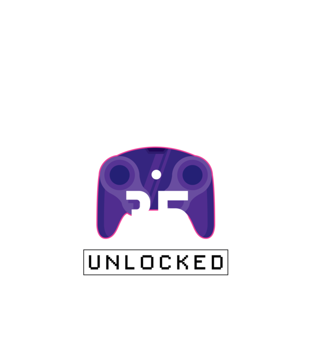 Level 35 Unlocked Gamer Birthday model negru pe tricou