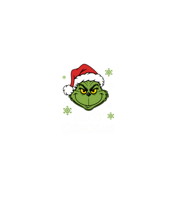 Merry Grinchmas Negru model negru pe tricou