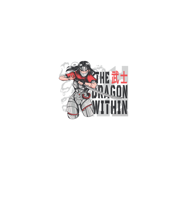 Cyborg Ninja fată Anime model alb pe tricou