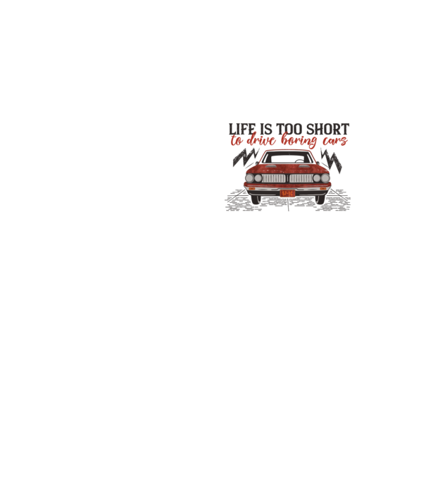 Life is too boring to drive boring cars model galben neon pe tricou