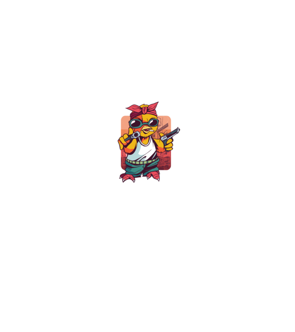 Pew Pew Pew Madafakas Pui model negru pe tricou