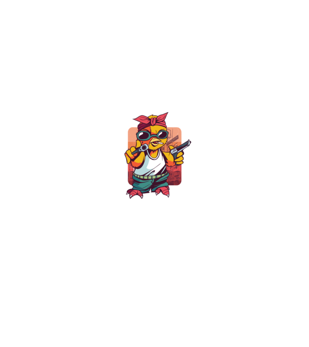 Pew Pew Pew Madafakas Pui model negru pe tricou