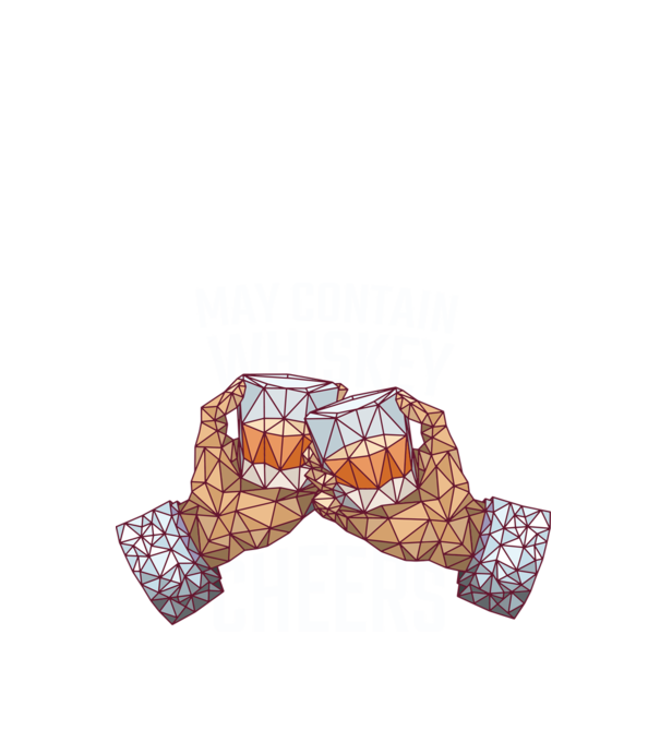 Poate conține urme de whisky model negru pe tricou