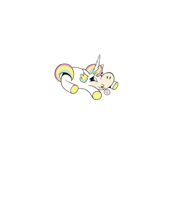 Unicorn bolnav model gri pe tricou