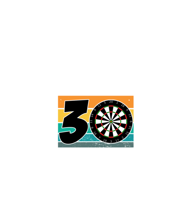 'I''m not 30 I''m double 15 darts birthday' model negru pe tricou