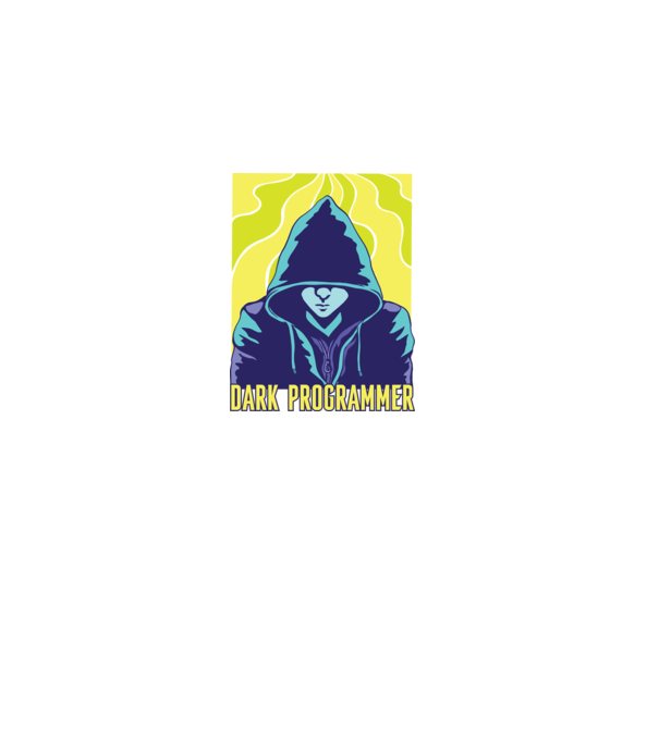 Dark Programmer model negru pe tricou