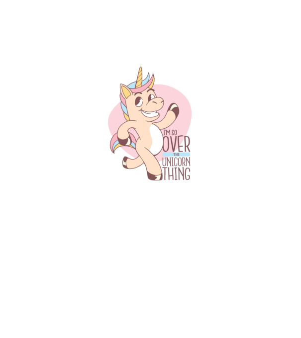 Am trecut de mult peste perioada de Unicorn model roz pe tricou