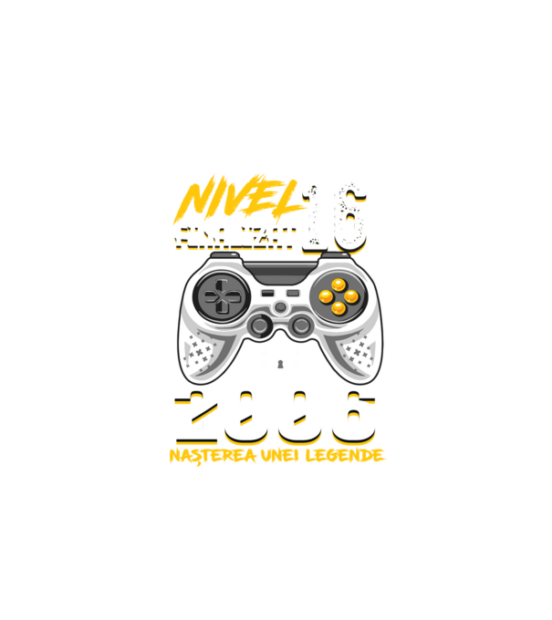 Nivel 16 finalizat. 2006 nașterea unei legende model negru pe tricou