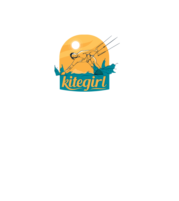 Tricou Kitegirl Kitesurf model alb pe tricou