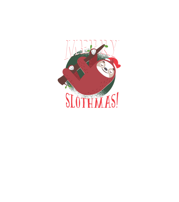Merry Slothmas Crăciun cu Leneș model gri pe tricou