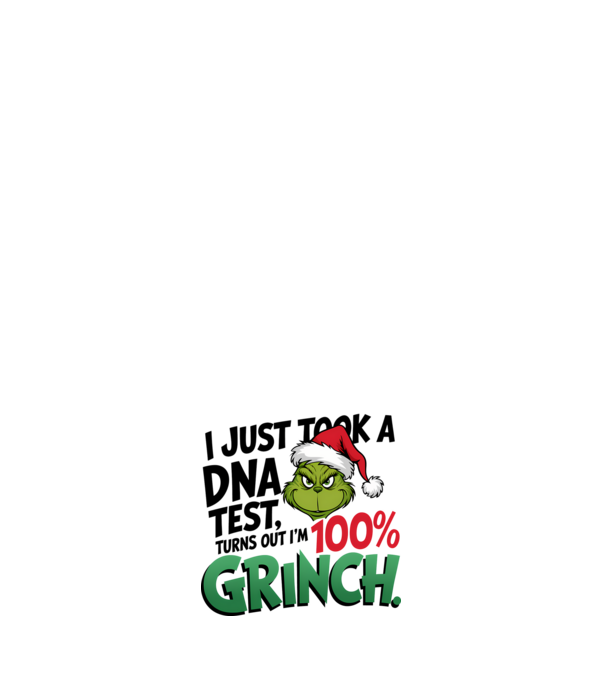 Grinch DNA test model roz deschis pe tricou