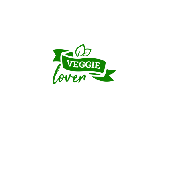 Veggie lover Iubitor de legume model alb pe tricou