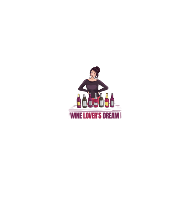 Degustare de vinuri model alb/roșu pe tricou