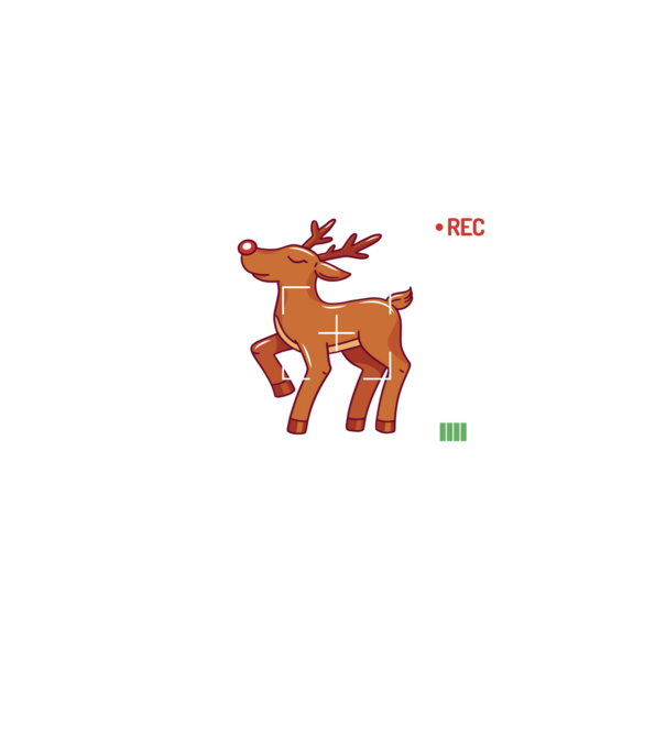 Most likely to shoot the reindeer tonight model negru pe tricou