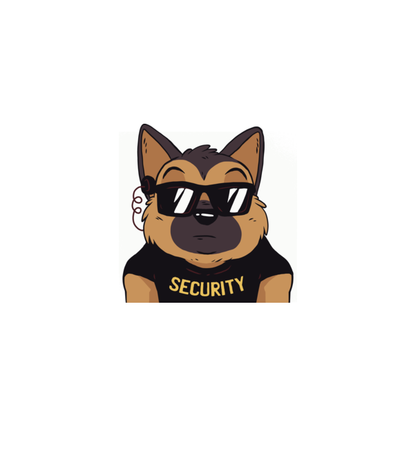 Ciobănesc german Security tricou amuzant cu Câine model gri pe tricou