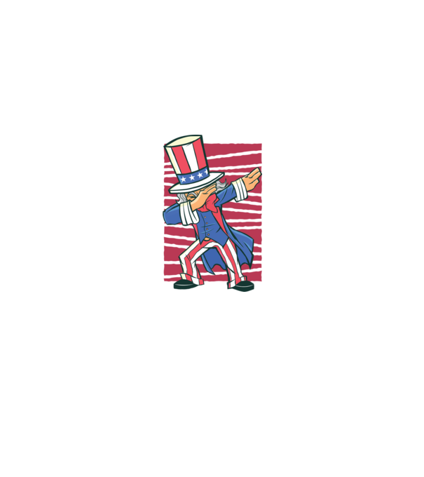 Uncle Sam DAB model alb pe tricou