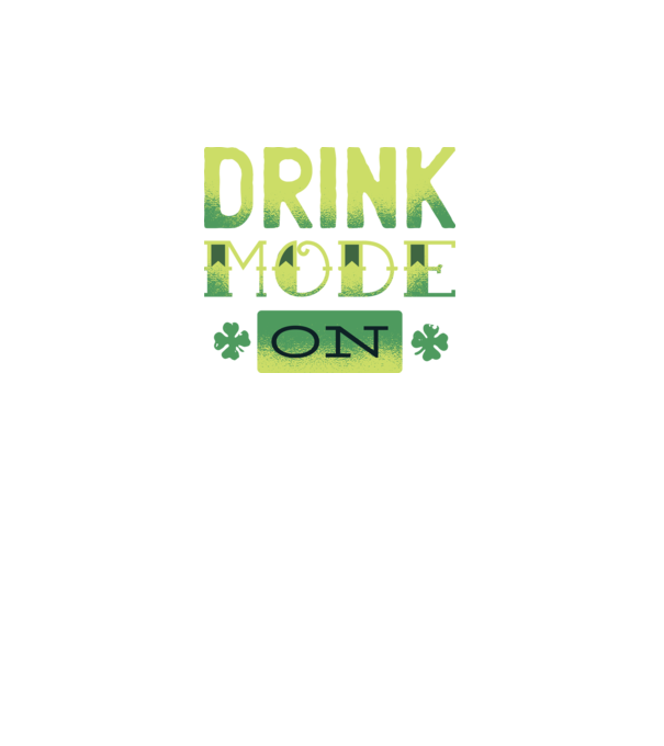 Drink mode on - Mod de băutură activat model negru pe tricou