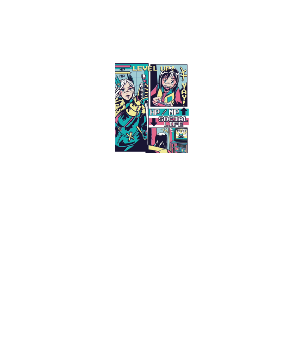 Anime Vaporwave benzi desenate model alb pe tricou