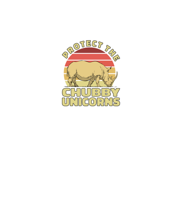 Protejați Unicornii - Rinocerii plinuți model negru pe tricou