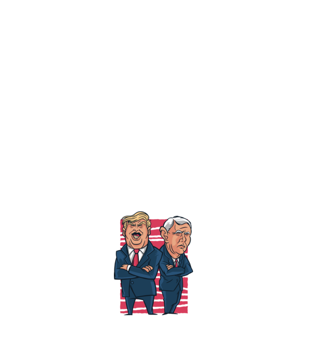 Trump Pence USA model negru pe tricou