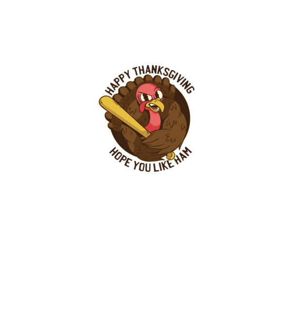 Happy Thanksgiving - Hope you like Ham model gri pe tricou
