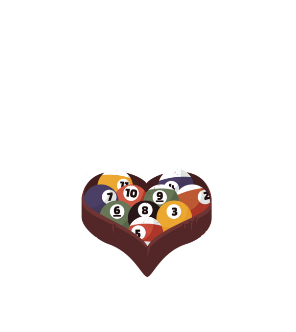 I break hearts - Biliard model albastru închis pe tricou