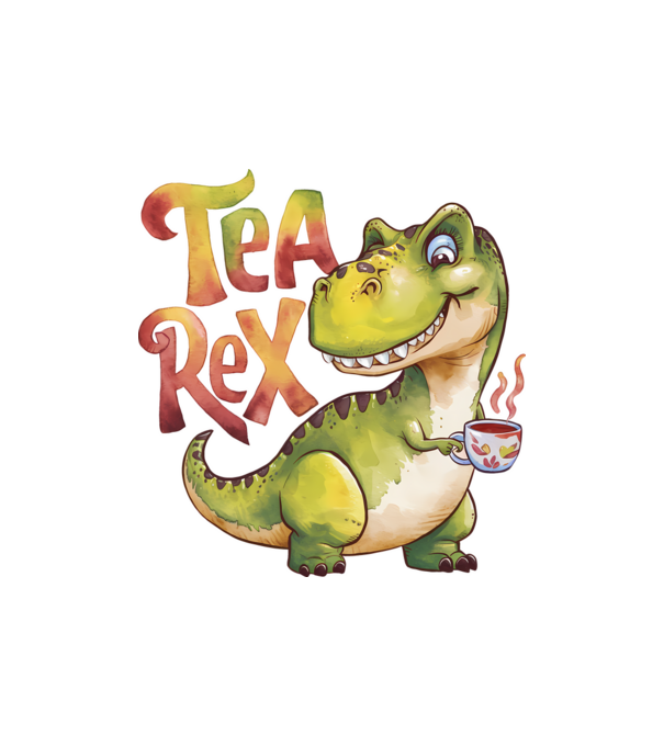 Tea Rex model nisipiu pe tricou