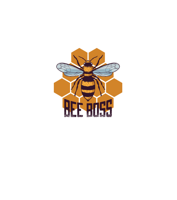 Bee Boss Șef Apicultor model alb pe tricou