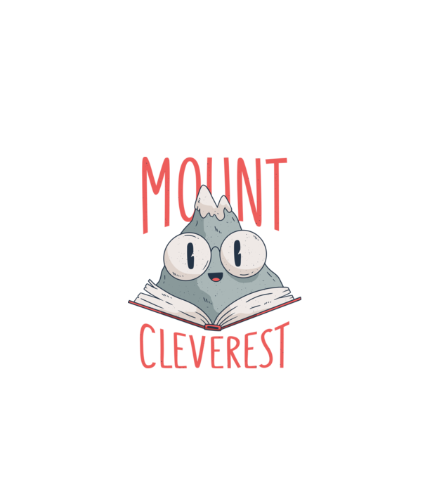 Tricou Mount Cleverest model alb pe tricou