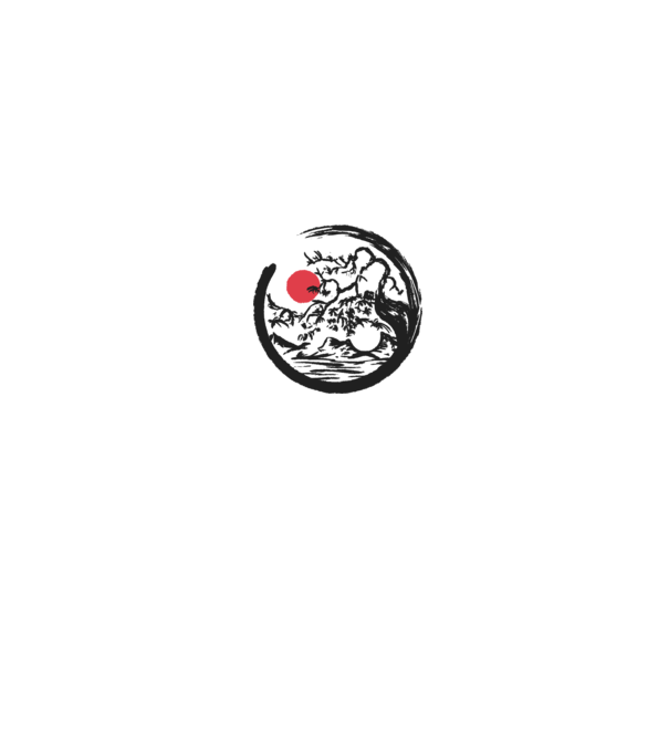 Yin-Yang Bonsai model alb pe tricou