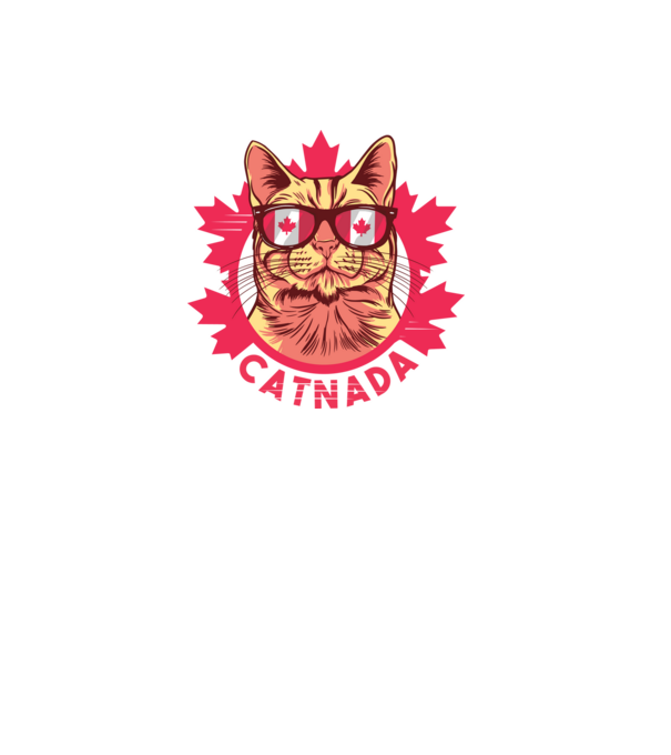 Catnada model alb pe tricou