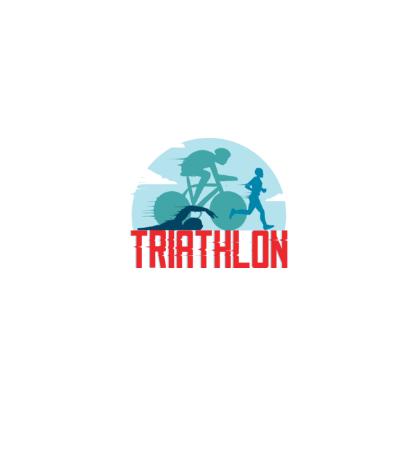 Triatlon Sport model albastru regal pe tricou