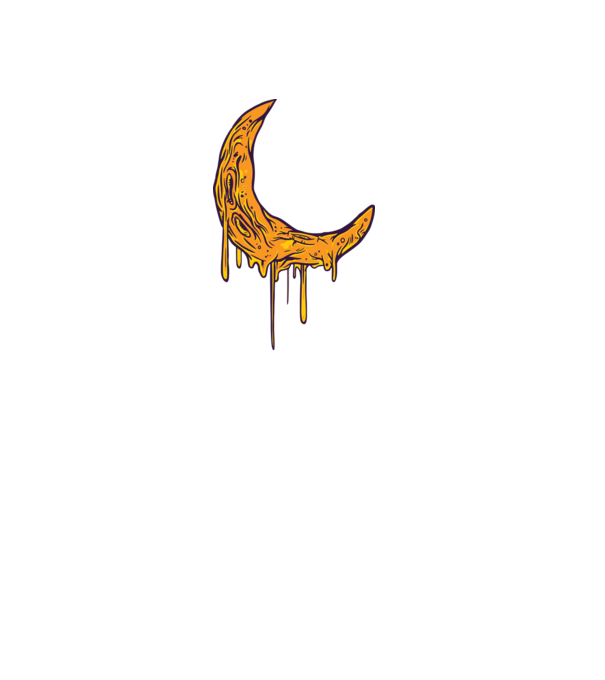 Luna topindu-se model albastru deschis pe tricou