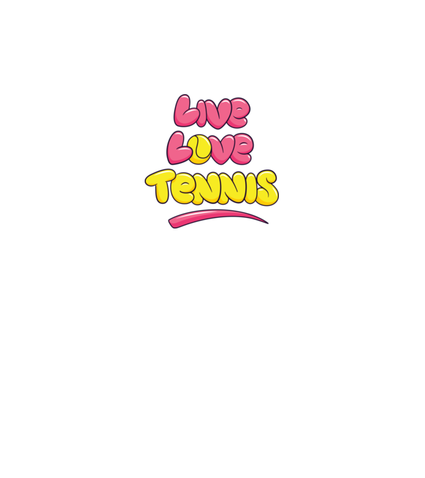 Live Love Tennis model gri pe tricou