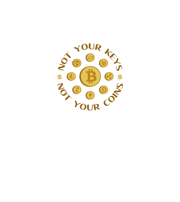 Criptomonede model alb pe tricou