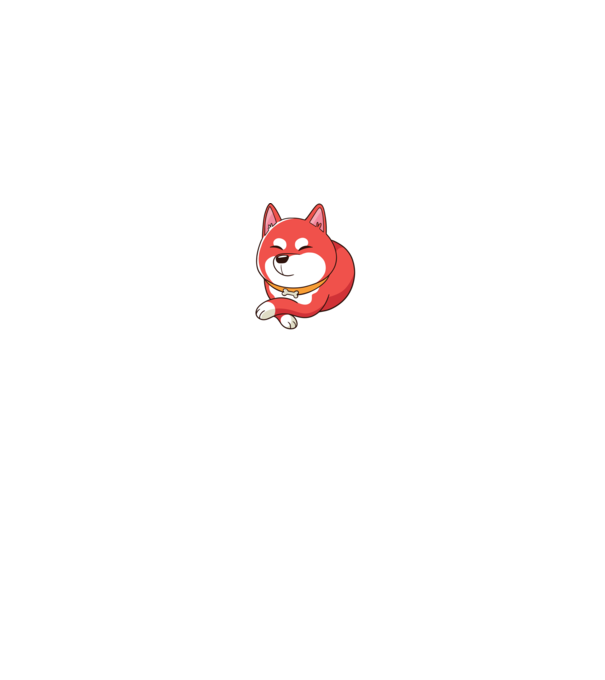 Pawfection Shiba Perfect model alb/roșu pe tricou
