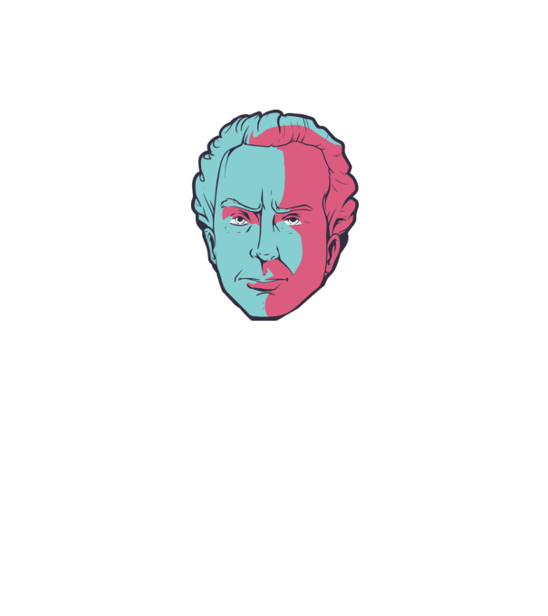Immanuel Kant model negru pe tricou