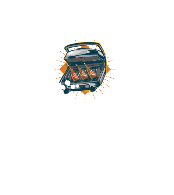 Bere BBQ model negru pe tricou