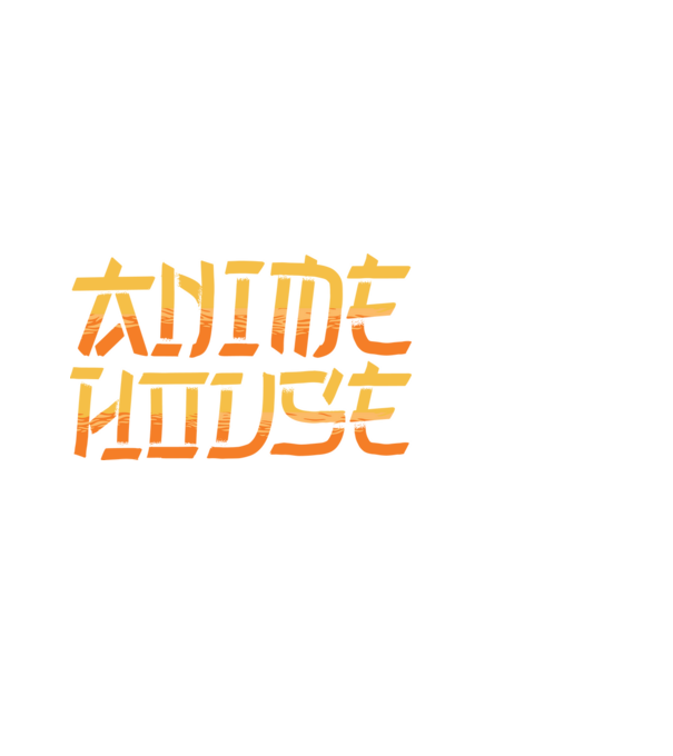 Anime House model negru pe tricou